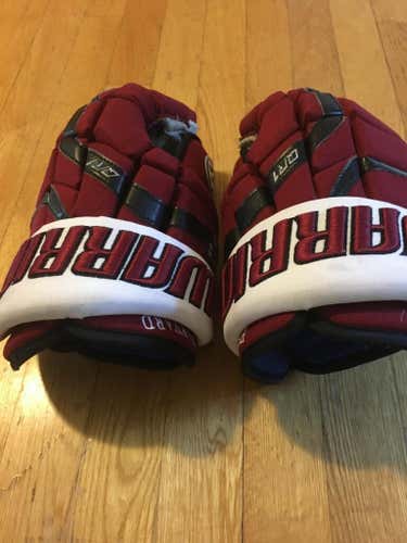 New NCAA Harvard Issued Warrior QR1 Gloves Senior