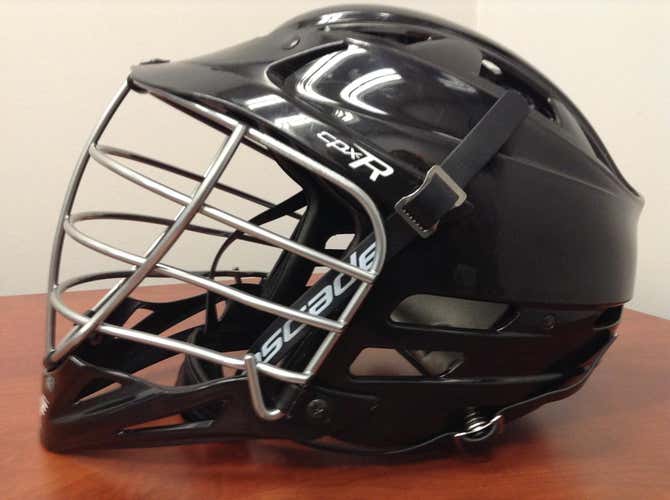 New Cascade CPX-R Helmet Adult (black/silver w/Chin Strap)