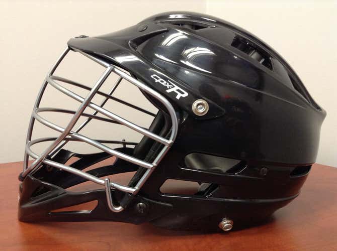 New Cascade CPX-R Helmet Adult (black/silver w/oChin Strap)