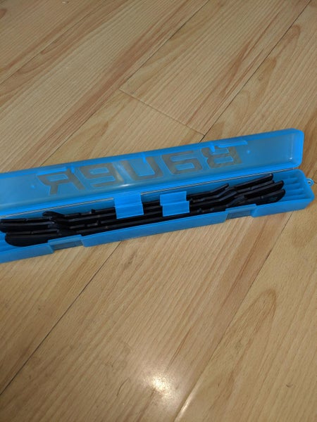 2 (four total) Pairs Tydan DLC Black Steel blade runners size 272 Bauer Trigger TUUK free bauer case