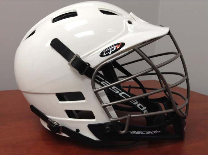 New Cascade CPV Helmet Adult (white/silver S/M)