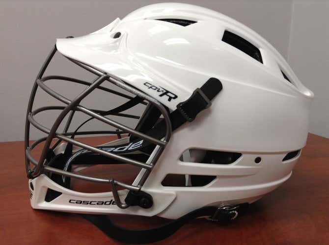 New Cascade CPV-R Helmet Adult (white/silver M/L)