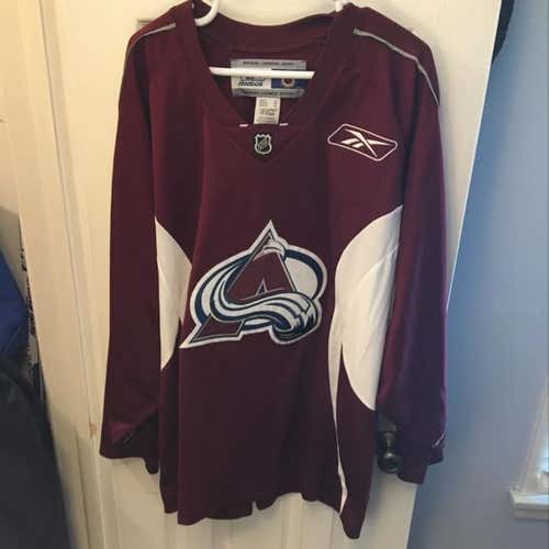 XL Colorado Avalanche Reebok Practice Jersey