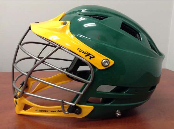 New Cascade CPV-R Helmet Adult (green/yellow/silver S/M)
