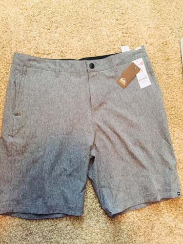 BNWT Quicksilver GREY hybrid shorts