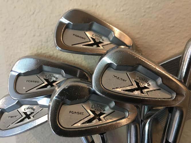 Callaway X Forged Iron Set 3-PW (8 clubs) w/ Project X Flighted 6.0 Stiff Flex shafts