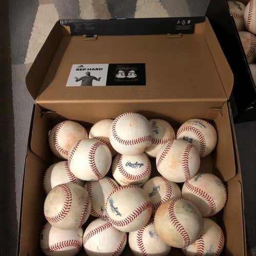 Used MLB Baseballs