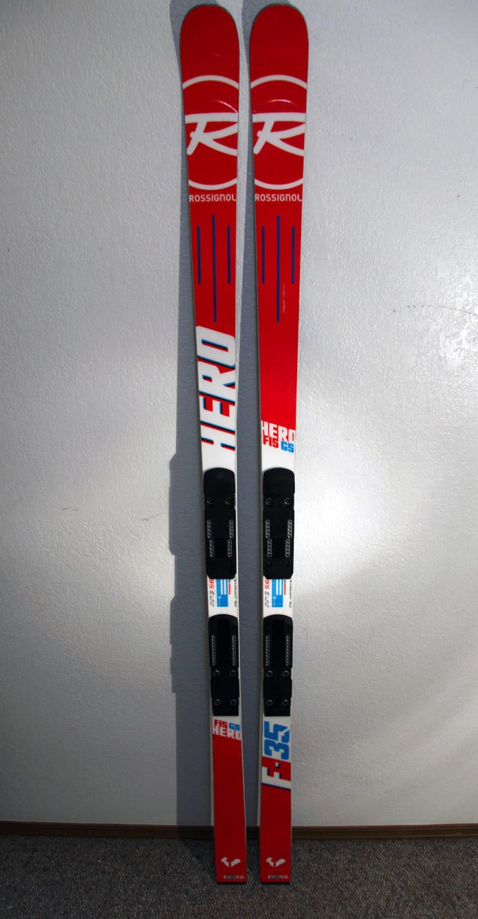 2018 Rosignol Hero F-35 FIS GS Downhill Race Skis 195 cm. with