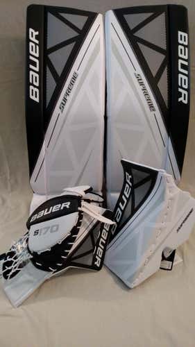 New Bauer Supreme S170 Goalie Equipment (Full Set) Senior
