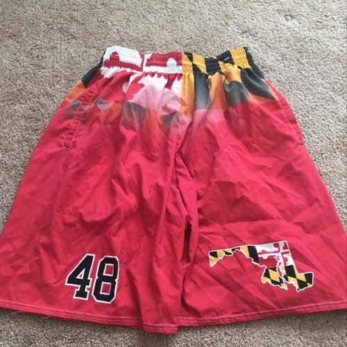 Maryland Flag Lacrosse Shorts (#48/XL)