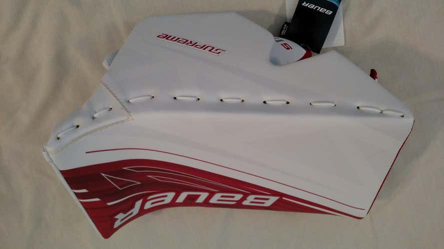 New Bauer Supreme S190 Goalie Blocker Regular Senior