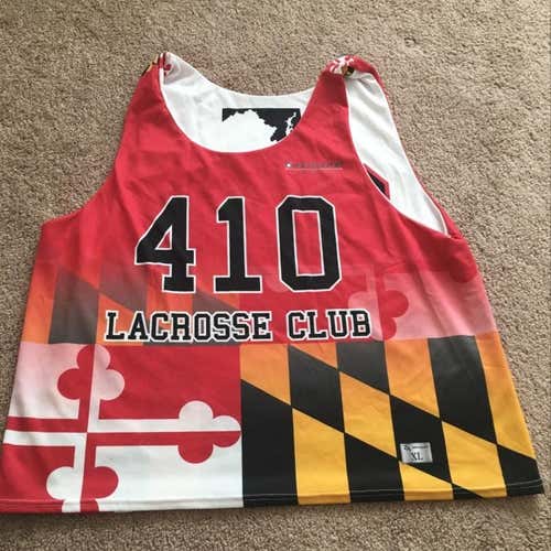 410 Lacrosse Maryland Flag Reversible (#48/XL) and Shooting Shirt (#00)