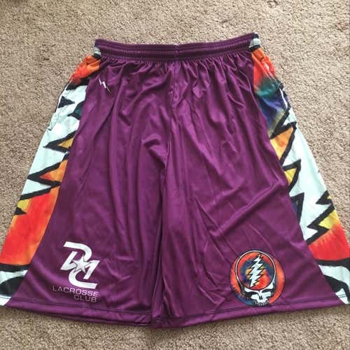 Grateful Dead Tie-Dye Shorts with Pockets (Large)
