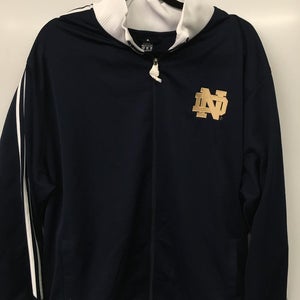 New Notre Dame Adidas zip up.