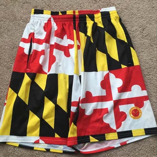 Maryland Flag Themed Shorts (XL)