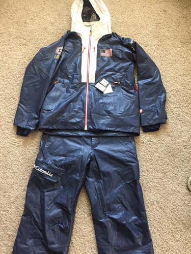 Columbia U.S. Ski Team USST Jacket & Pants Kit from 2018 Winter Olympics M/L Kit
