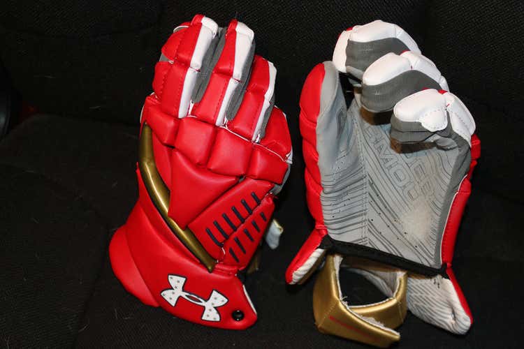Under Armour Engage  All American Game Red Gloves