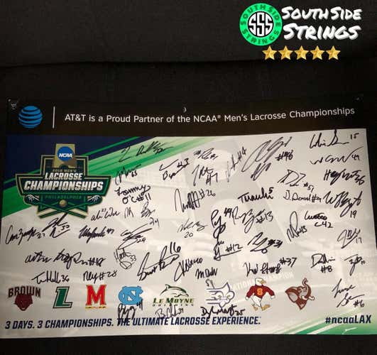 NCAA D1 Men’s Lacrosse 2016 Championship Poster (Signed)