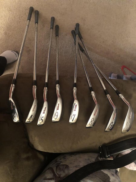 Wilson DynaPower II Iron Set 3-PW Right Hand Very Good Condition