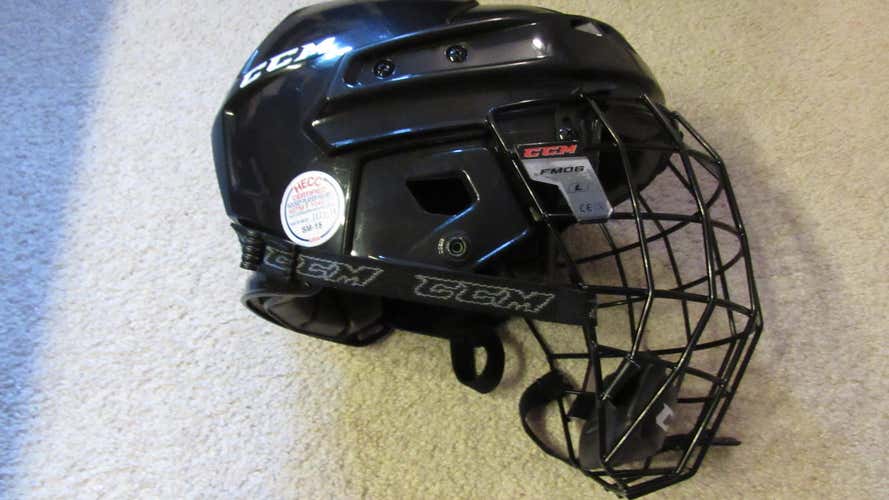 CCM Helmet w/ new face mask
