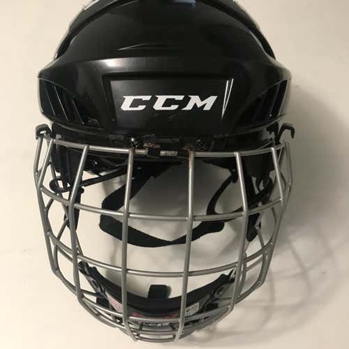 CCM FL40 Senior Helmet Black With Cage
