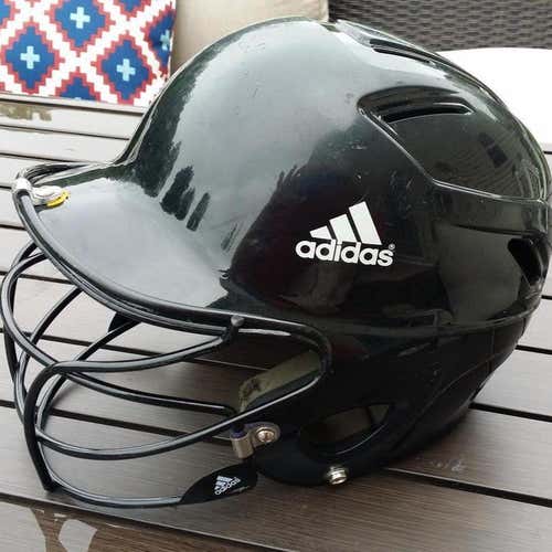 Adidas Batting Helmet and facemask combo Size 6 3/8" - 7 3/8"
