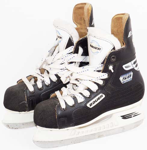 BAUER IMPACT 50 - ICE HOCKEY SIZE 5 SKATES JUNIOR REGULAR USED 2000s