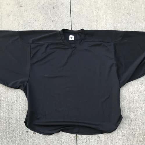 Goalie Cut Black Practice Jersey