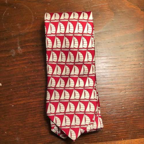 Men’s Shore And Singer Preppy Sailboat Tie