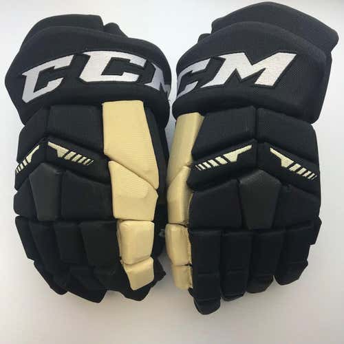 NEW! CCM TACKS WILKES-BARRE SCRANTON PENGUINS AHL PRO STOCK HOCKEY GLOVES 14"
