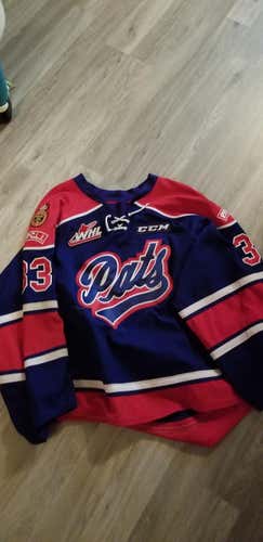 CCM Authentic Goalie Cut Regina Pats Jersey