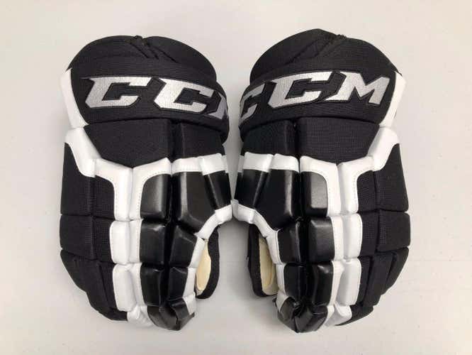 NEW! CCM NORTH BAY BATTALION OHL PRO STOCK RETURN HOCKEY PLAYER GLOVES 14" CHL