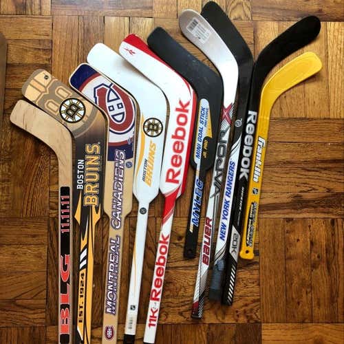 Mini Hockey Sticks 10 Pack. Send Offers.