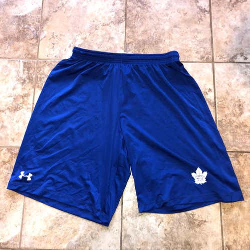Pro Stock Large Under Armour Shorts Toronto Maple Leafs