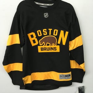 New Reebok Black Boston Bruins Winter Classic Jersey