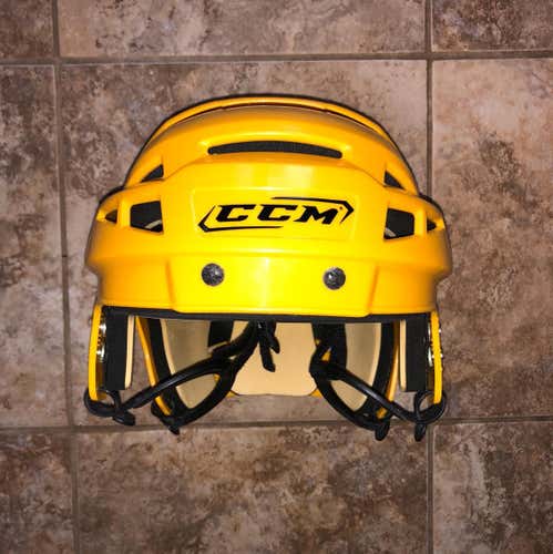 Large CCM V08 Helmet Yellow
