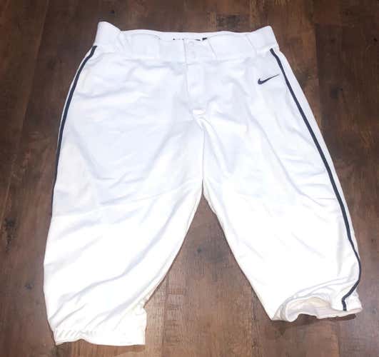 New Nike Vapor Pro Piped High Half Knee Baseball Pants MENS L 747225-107