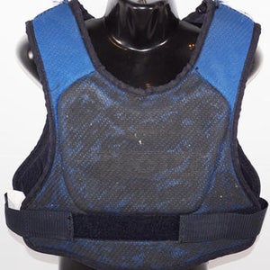 MISSING SHOULDER CAPS - CCM CHEST PAD JR LARGE ICE ROLLER HOCKEY JUNIOR PLAYERS USED