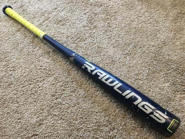 Rawlings VELO BBCOR Baseball Bat ~ Blue 33/30 ~ w/ New Lizard Skins grip