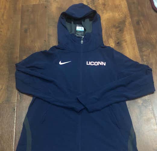 New Nike HYPERELITE Hoodie WOMENS Medium 868006-419 Navy UCONN HUSKIES $130 A5