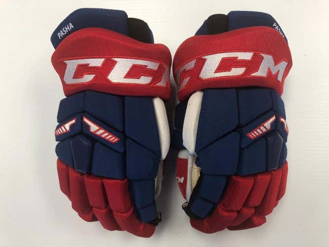 NEW! CCM HGTK TEAM RUSSIA WORLD CUP PRO STOCK HOCKEY GLOVES 14.5" DATSYUK WOW!