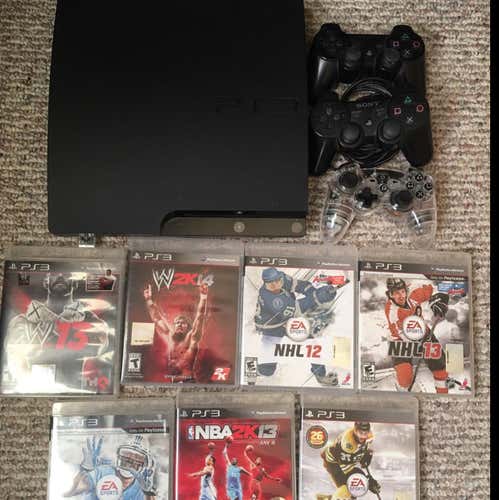 Sony PlayStation 3 PS3, WWE, NHL, NBA 2K, Madden