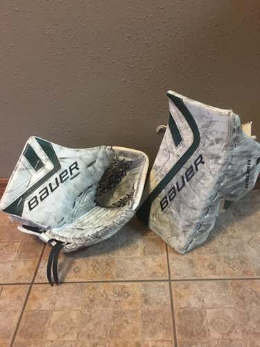 Pro Stock Bauer TotalOne NXG Glove and Blocker