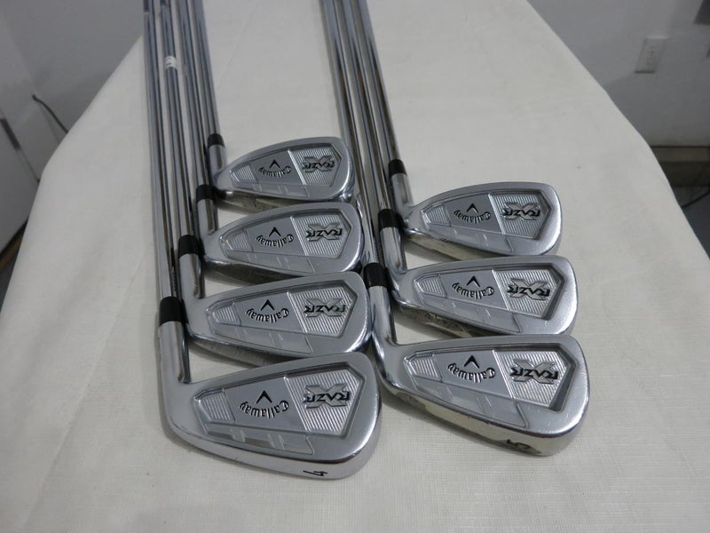 Callaway RAZR X Forged Iron Set - 4-PW - Project X Rifle 6.0 Stiff Flex Steel