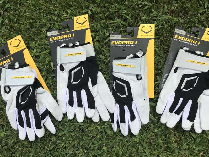 NEW • EvoShield EvoPro 1 Batting Gloves (Size: Adult Medium)