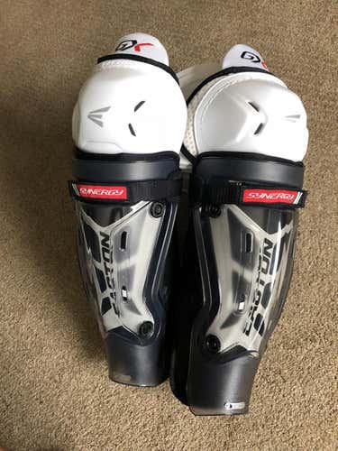 Easton Synergy GX Shin Guards, Senior 16” Inch