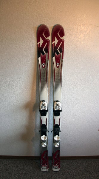 K2 Indy JSL 12 Rocker Downhill Skis 146 cm. Marker 4.5 Demo Bindings NICE