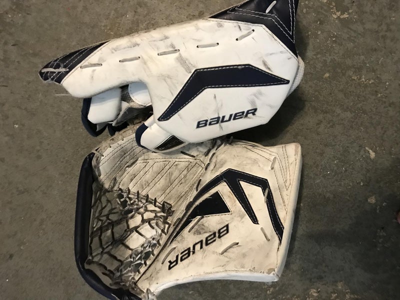 Bauer Supreme S190 Goalie Glove & Blocker Regular Intermediate