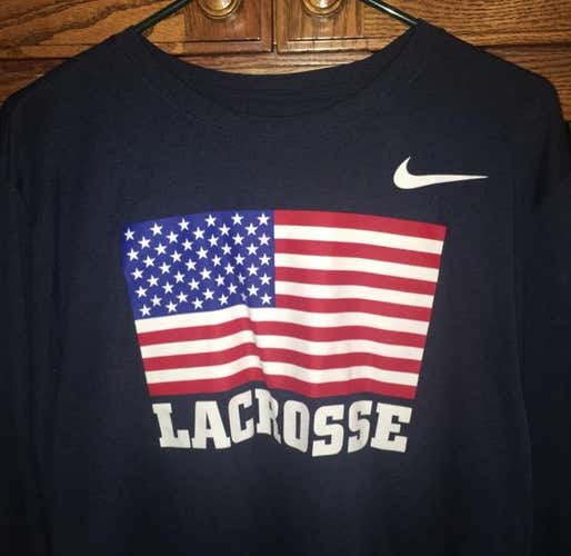 Nike US Lacrosse Long Sleeve Dri-Fit Shirt - No Trades