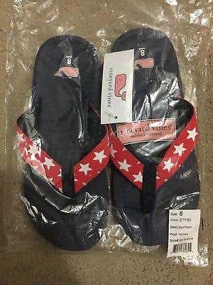 Vineyard Vines Womens Flip Flops Size 8 Brand New
